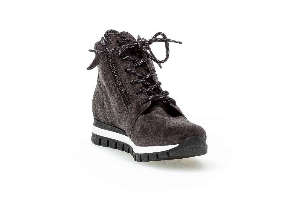 Jomos Freewalk Stiefel In Übergrößen Schwarz 806501 442 000 - Echtes Lammfell- Große Damenschuhe