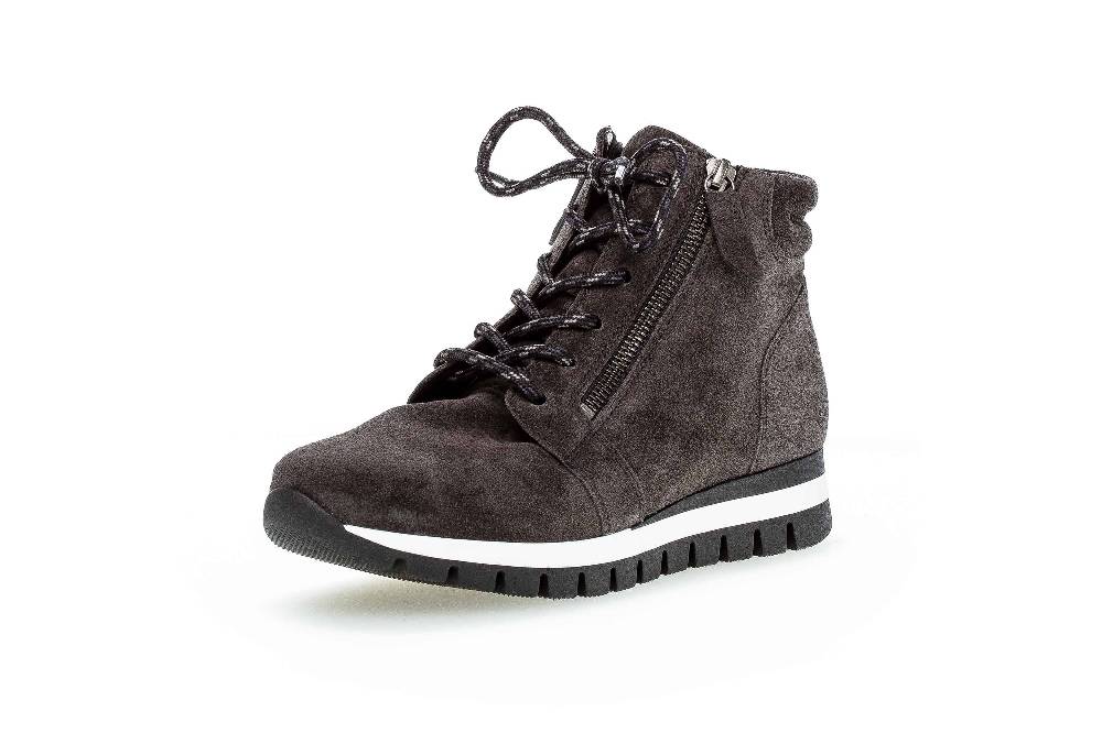 Jomos Freewalk Stiefel In Übergrößen Schwarz 806501 442 000 - Echtes Lammfell- Große Damenschuhe