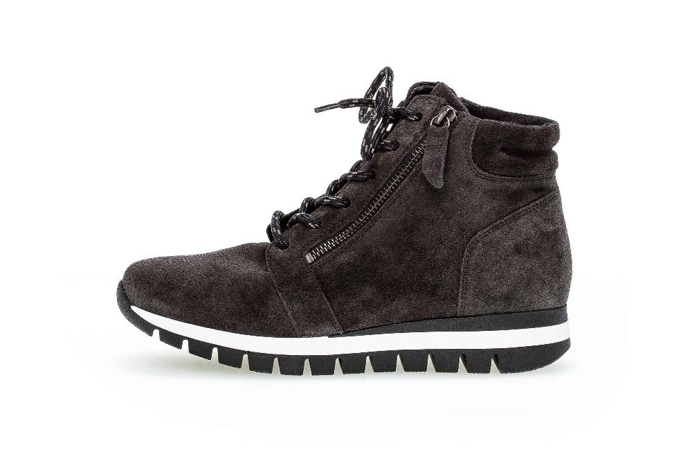 Jomos Freewalk Stiefel in Übergrößen Schwarz 806501 442 000 - echtes Lammfell- große Damenschuhe