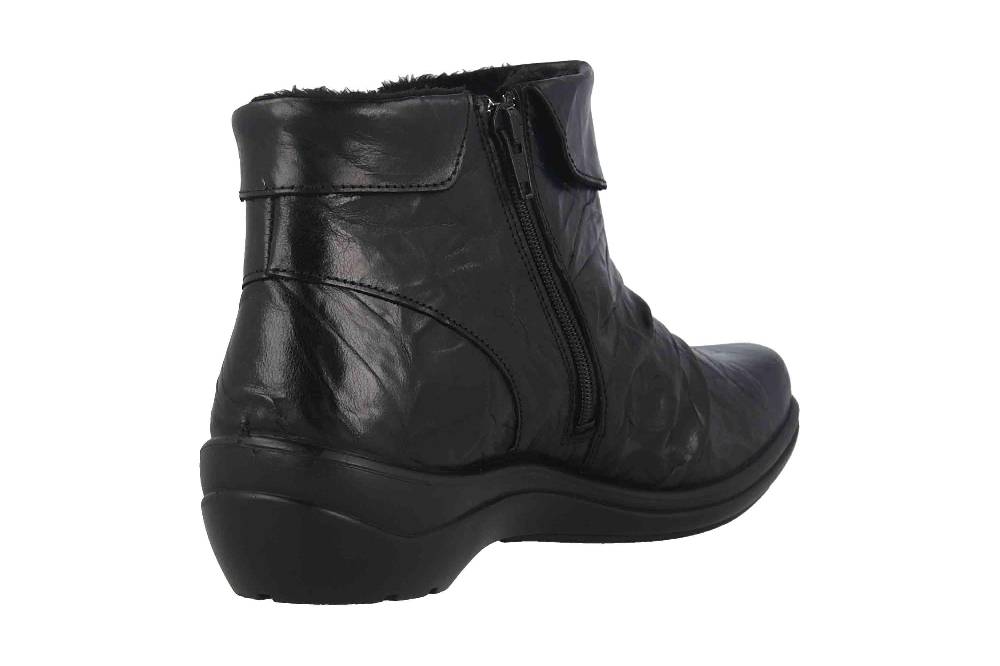 Jomos Freewalk Stiefel In Übergrößen Schwarz 806501 442 000 - Echtes Lammfell- Große Damenschuhe