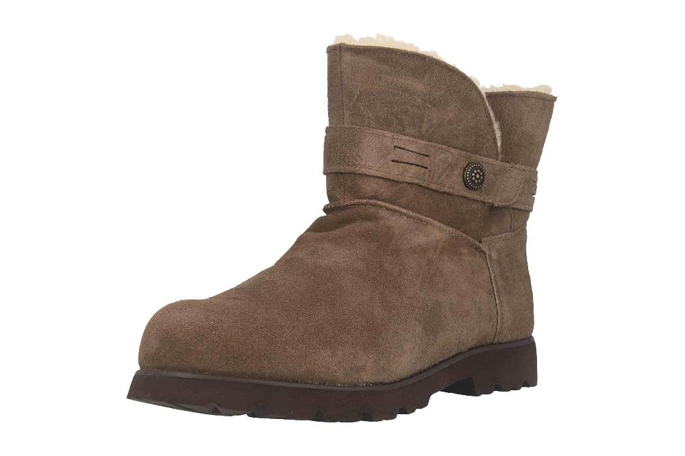 Jomos Freewalk Stiefel In Übergrößen Schwarz 806501 442 000 - Echtes Lammfell- Große Damenschuhe