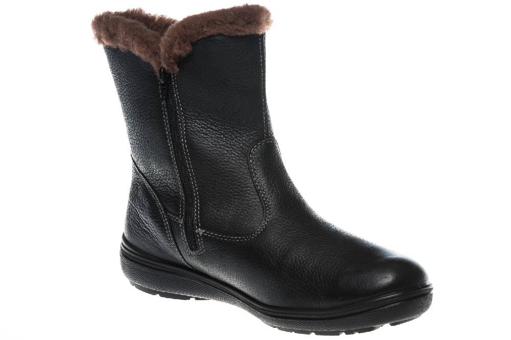 Jomos Freewalk Stiefel In Übergrößen Schwarz 806504 37 000 Große Damenschuhe