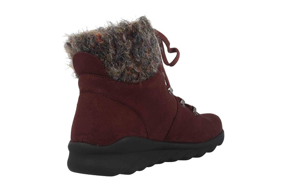 Jomos Freewalk Stiefel In Übergrößen Schwarz 806501 442 000 - Echtes Lammfell- Große Damenschuhe