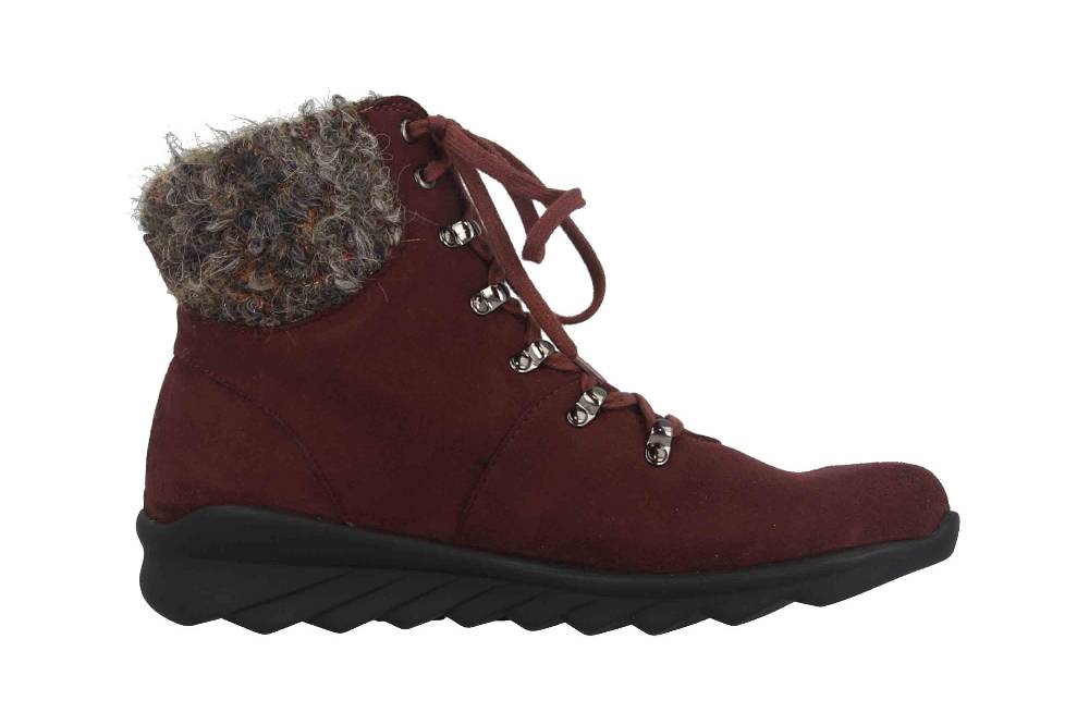 Jomos Freewalk Stiefel In Übergrößen Schwarz 806501 442 000 - Echtes Lammfell- Große Damenschuhe