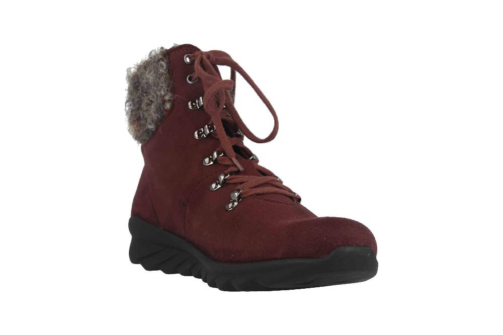 Jomos Freewalk Stiefel In Übergrößen Schwarz 806501 442 000 - Echtes Lammfell- Große Damenschuhe