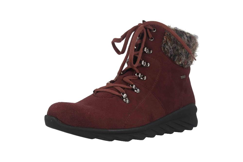Jomos Freewalk Stiefel In Übergrößen Schwarz 806501 442 000 - Echtes Lammfell- Große Damenschuhe