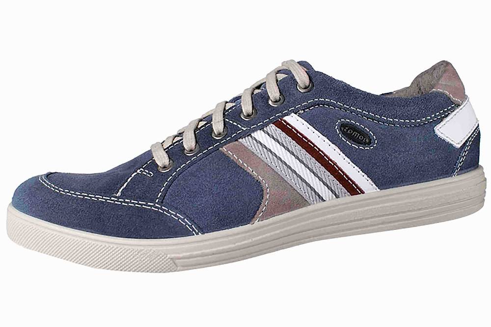 Jomos Halbschuhe in Übergrößen Blau 314304 889 8025 große Herrenschuhe