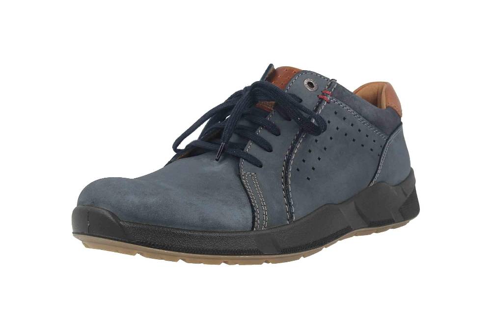 Jomos Halbschuhe In Übergrößen Blau 325203 141 8032 Große Herrenschuhe