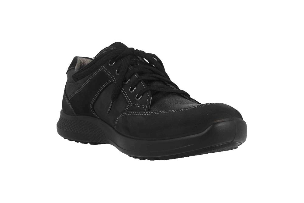 Jomos Halbschuhe In Übergrößen Schwarz 322311 137 000 Große Herrenschuhe