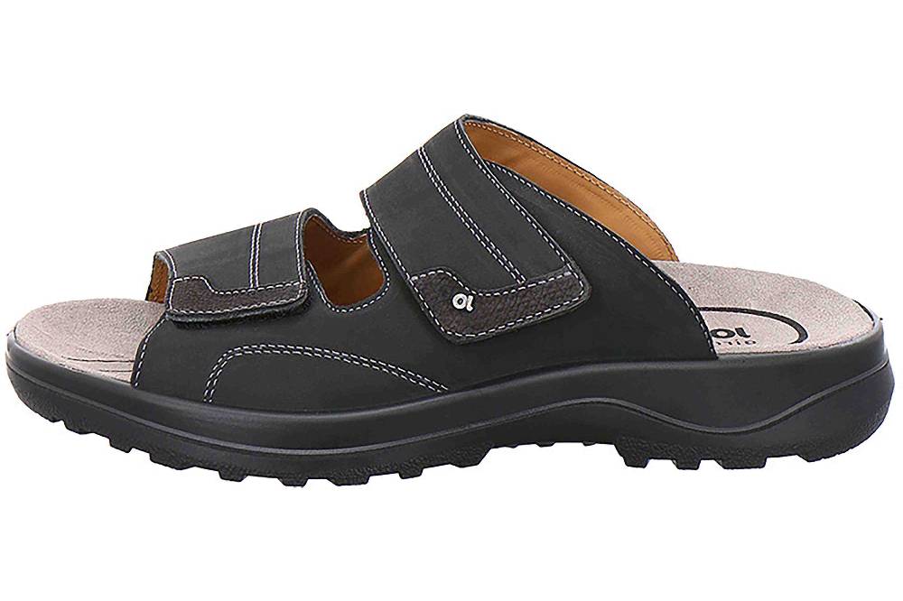 Jomos LIBERTA Pantoletten in Übergrößen Schwarz [D2C] 508602 166 000 große Herrenschuhe