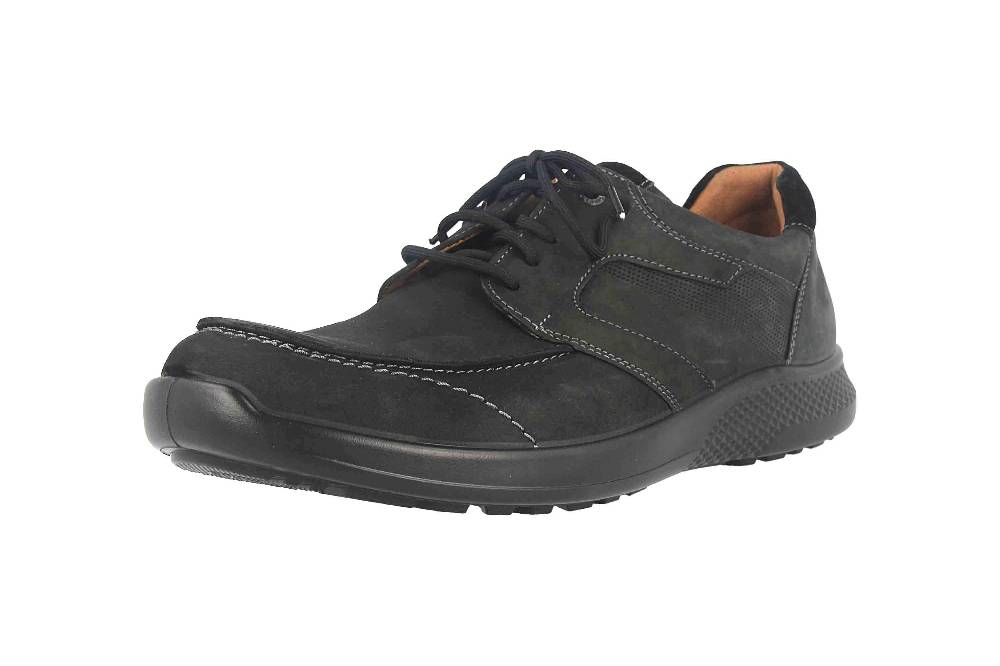 Jomos Malaga Halbschuhe In Übergrößen Schwarz 322299 147 000 Große Herrenschuhe