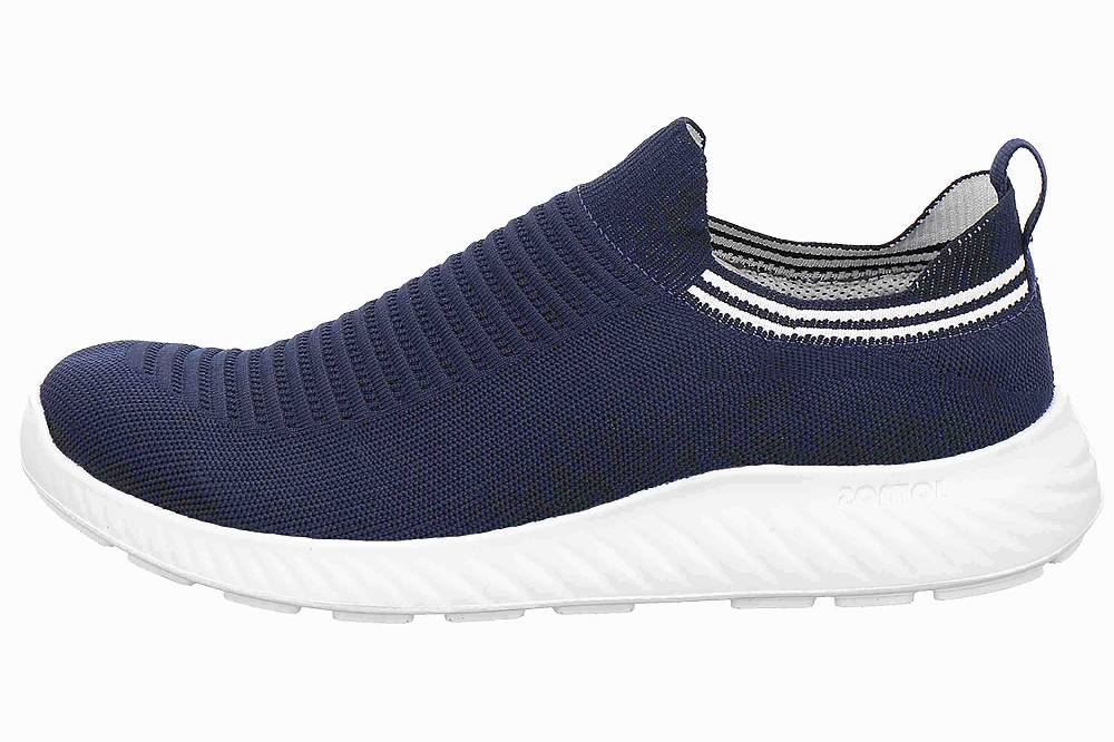 Jomos MENORA Slipper in Übergrößen Blau [D2C] 326390 93 845 große Herrenschuhe