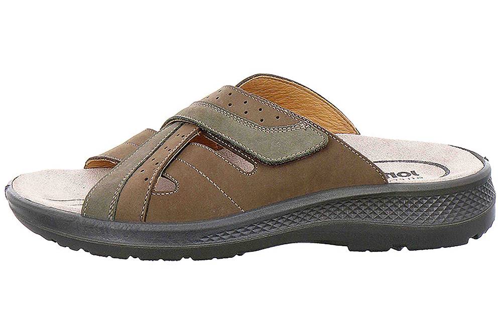 Jomos MOBILA II Pantoletten in Übergrößen Braun [D2C] 506604 12 3069 große Herrenschuhe