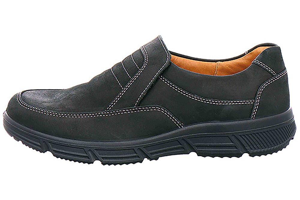 Jomos MONTANA Slipper in Übergrößen Schwarz [D2C] 461404 12 000 große Herrenschuhe