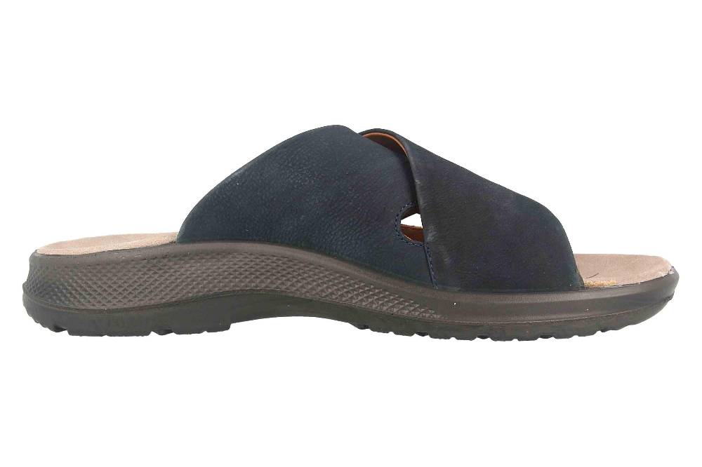 Jomos Pantoletten In Übergrößen Blau 506607 866 8088 Große Herrenschuhe