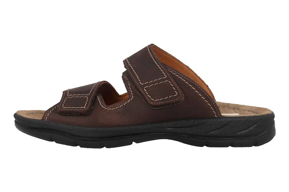 Jomos Pantoletten in Übergrößen Braun 503601 42 355 große Herrenschuhe