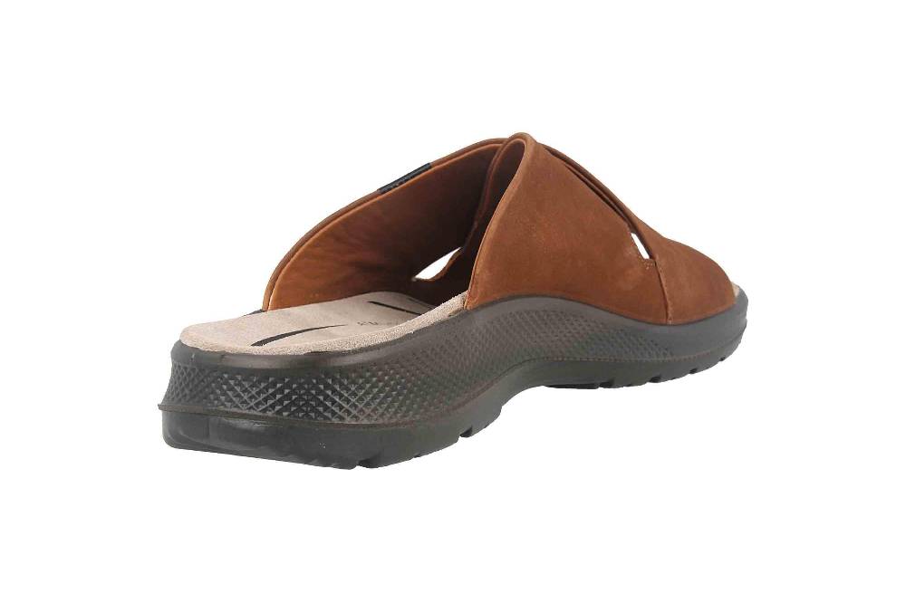 Jomos Pantoletten In Übergrößen Braun 506607 866 3181 Große Herrenschuhe