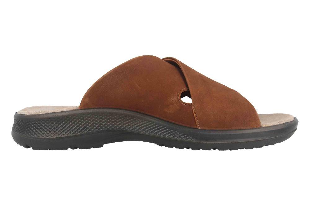 Jomos Pantoletten In Übergrößen Braun 506607 866 3181 Große Herrenschuhe