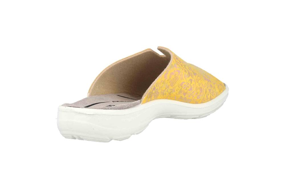 Jomos Pantoletten In Übergrößen Gelb 890615 51 630 Große Damenschuhe