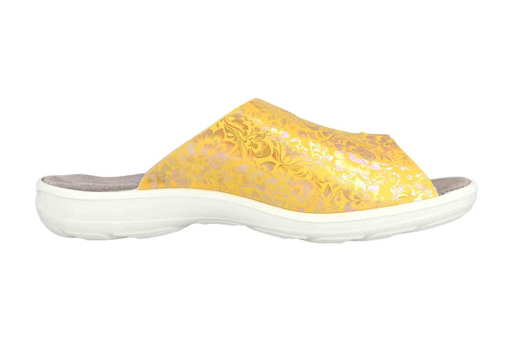 Jomos Pantoletten In Übergrößen Gelb 890615 51 630 Große Damenschuhe