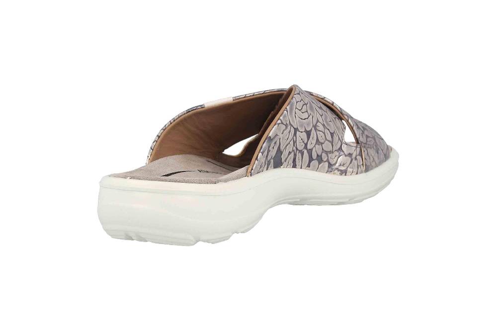 Jomos Pantoletten In Übergrößen Grau 890614 286 2121 Große Damenschuhe