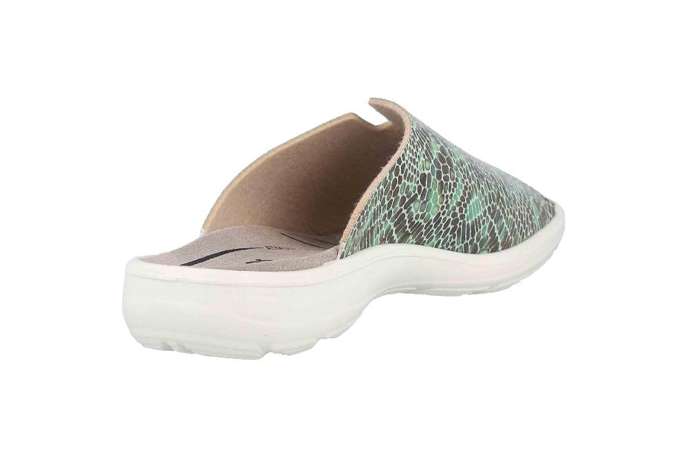 Jomos Pantoletten In Übergrößen Grün 890615 51 750 Große Damenschuhe