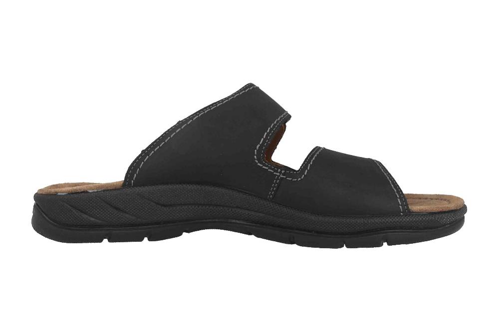 Jomos Pantoletten In Übergrößen Schwarz 503601 42 000 Große Herrenschuhe