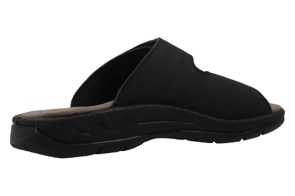 Jomos Pantoletten In Übergrößen Schwarz 503611 42 000 Große Herrenschuhe