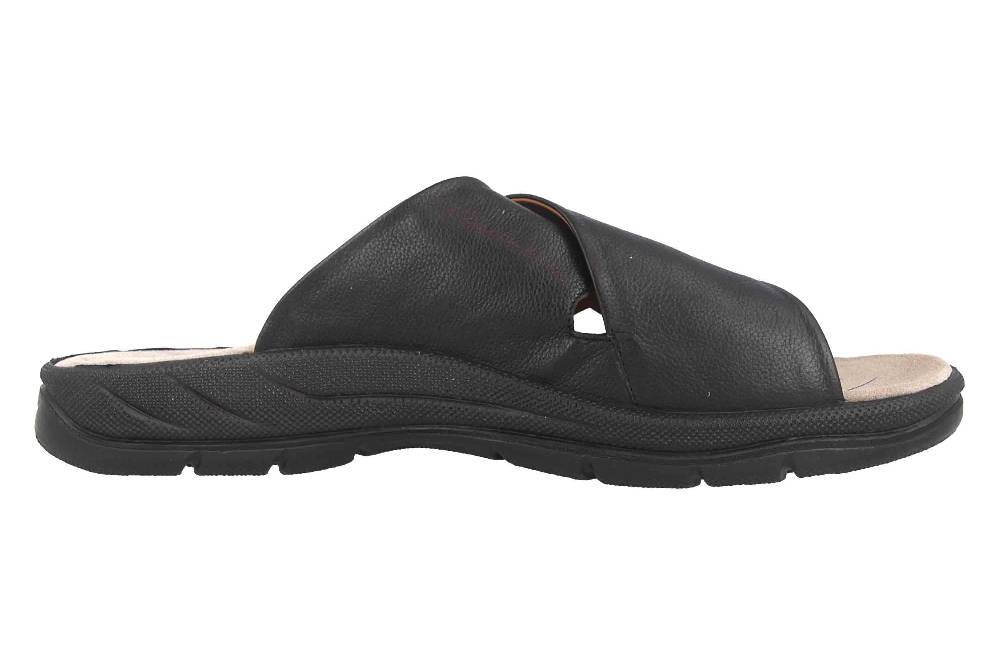 Jomos Pantoletten In Übergrößen Schwarz 506607 284 000 Große Herrenschuhe