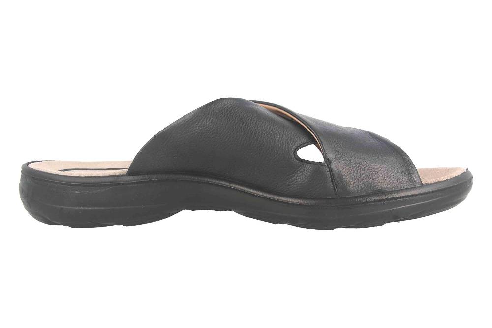 Jomos Pantoletten In Übergrößen Schwarz 890614 284 000 Große Damenschuhe