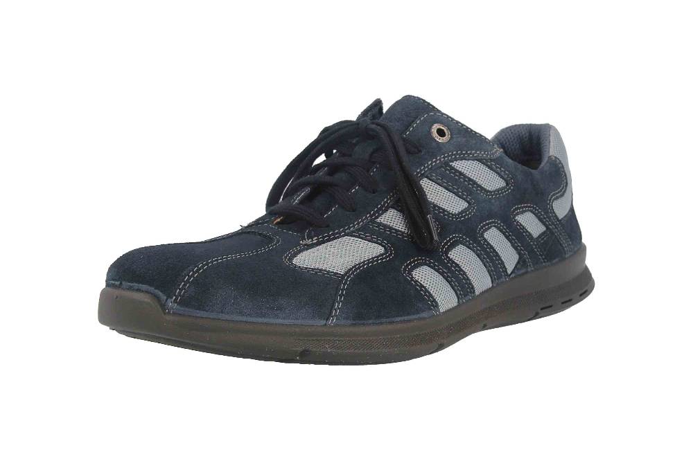 Jomos Rogato Halbschuhe In Übergrößen Blau 324320 914 8008 Große Herrenschuhe