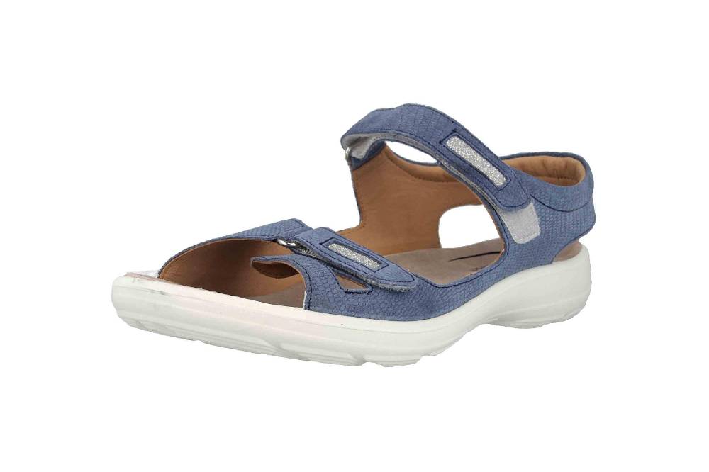 Jomos Sandalen In Übergrößen Blau 890607 987 8096 Große Damenschuhe