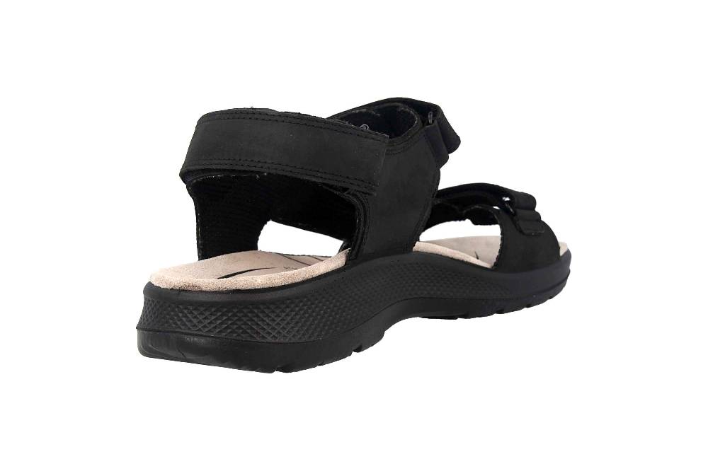 Jomos Sandalen In Übergrößen Schwarz 506605 166 0044 Große Herrenschuhe