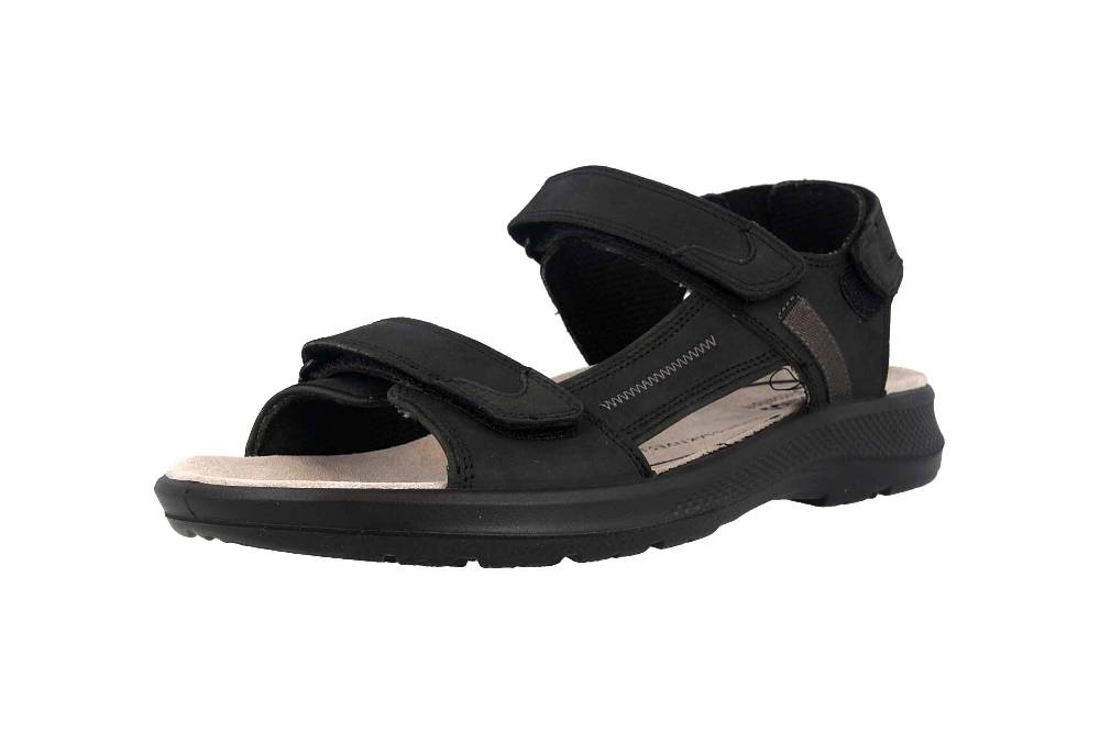 Jomos Sandalen In Übergrößen Schwarz 506605 166 0044 Große Herrenschuhe