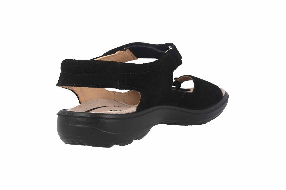 Jomos Sandalen In Übergrößen Schwarz 890607 988 0095 Große Damenschuhe