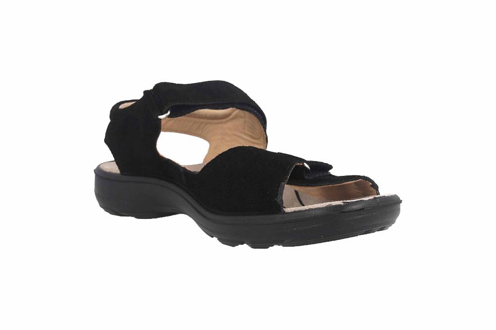 Jomos Sandalen In Übergrößen Schwarz 890607 988 0095 Große Damenschuhe