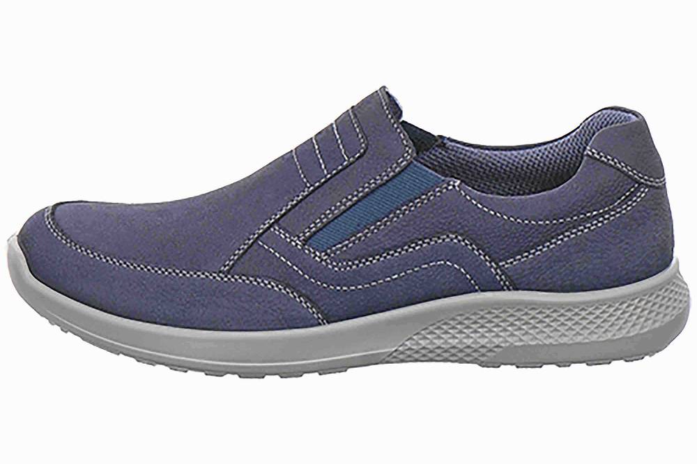 Jomos Slipper in Übergrößen Blau 322334 83 845 große Herrenschuhe