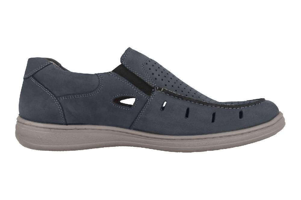 Jomos Slipper In Übergrößen Blau 463312 12 861 Große Herrenschuhe