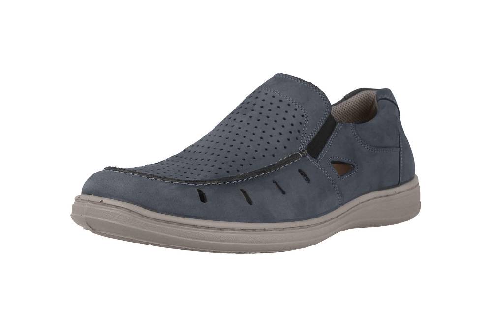 Jomos Slipper In Übergrößen Blau 463312 12 861 Große Herrenschuhe