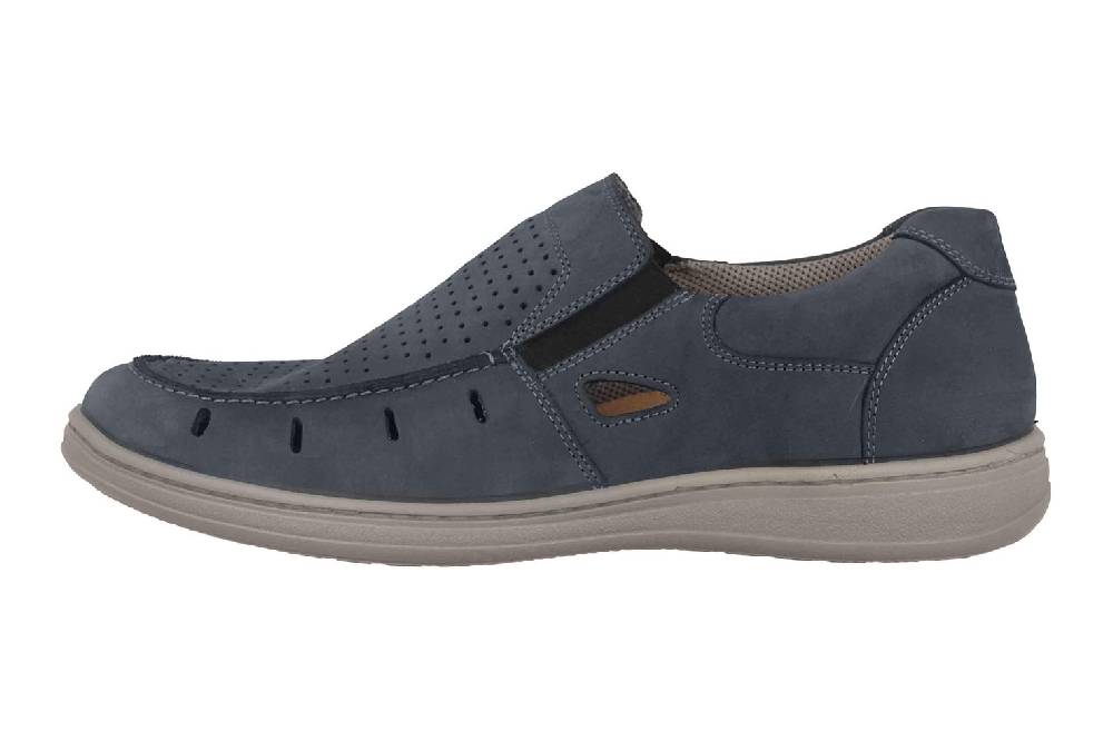 Jomos Slipper in Übergrößen Blau 463312 12 861 große Herrenschuhe