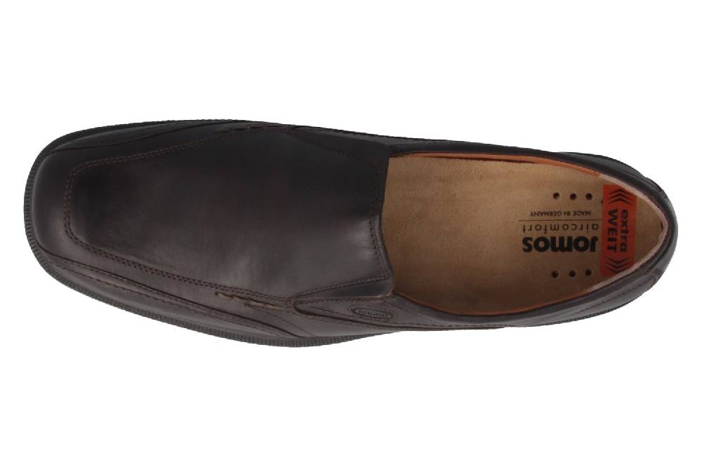 Jomos Slipper In Übergrößen Braun 204404 23 355 Große Herrenschuhe