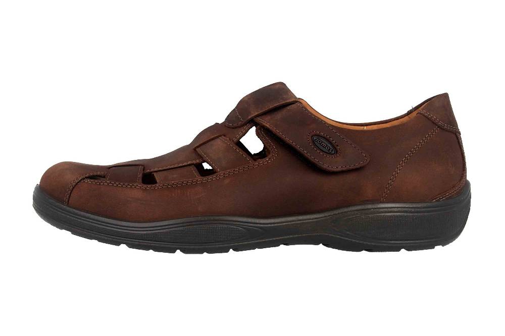 Jomos Slipper in Übergrößen Braun 418404 42 355 große Herrenschuhe
