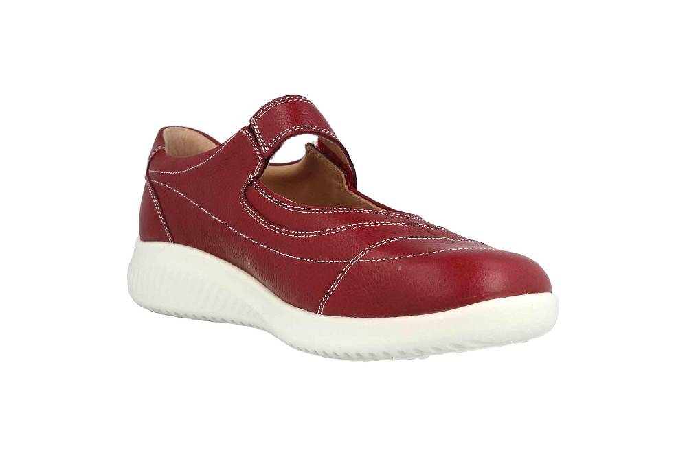 Jomos Slipper In Übergrößen Rot 857203 61 550 Große Damenschuhe