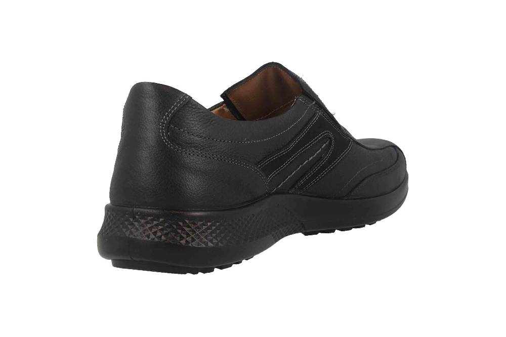Jomos Slipper In Übergrößen Schwarz 322204 270 000 Große Herrenschuhe