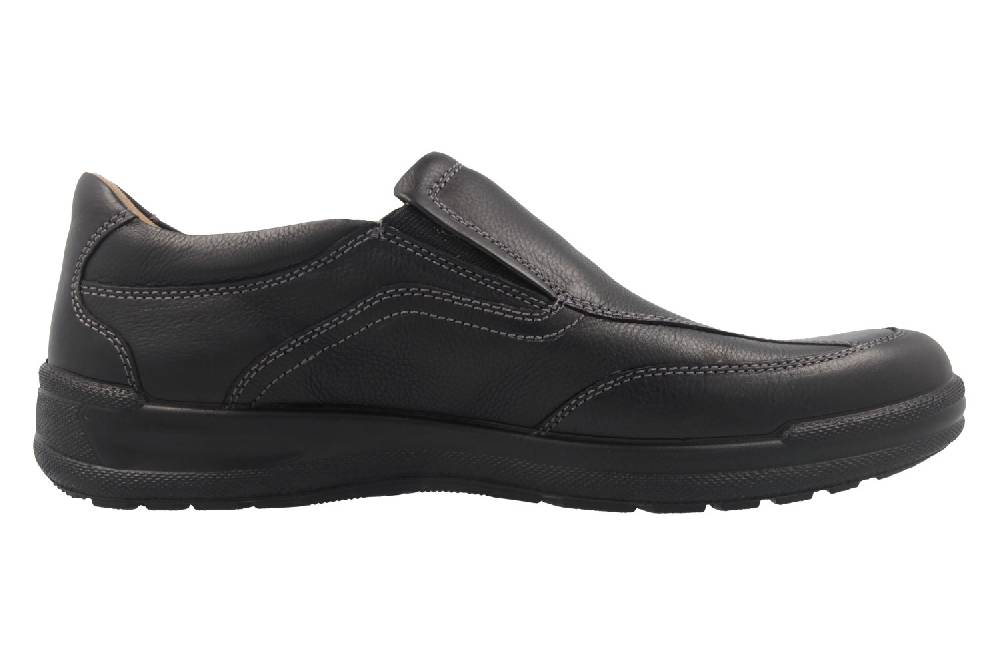Jomos Slipper In Übergrößen Schwarz 419208 37 000 Große Herrenschuhe