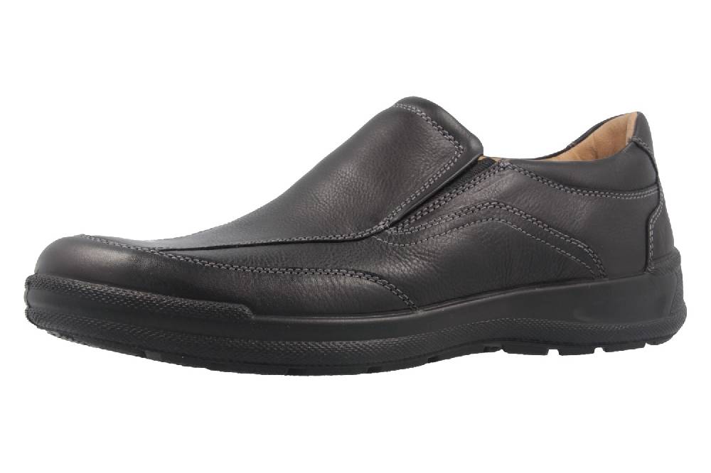 Jomos Slipper in Übergrößen Schwarz 419208 37 000 große Herrenschuhe