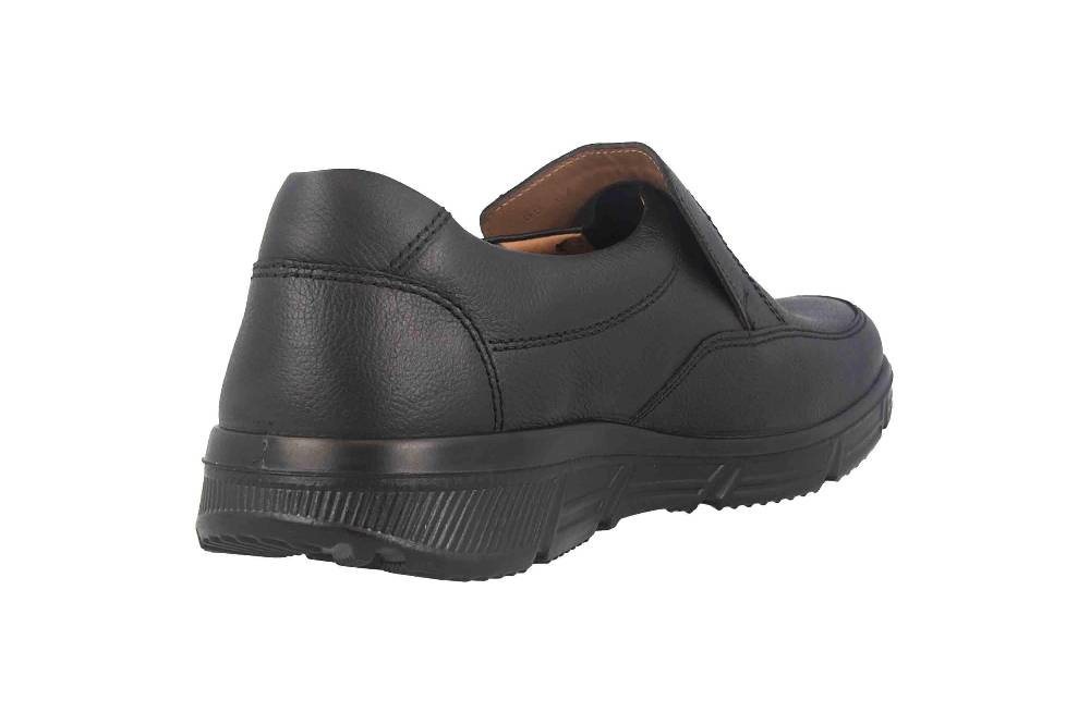 Jomos Slipper In Übergrößen Schwarz 461404 37 000 Große Herrenschuhe