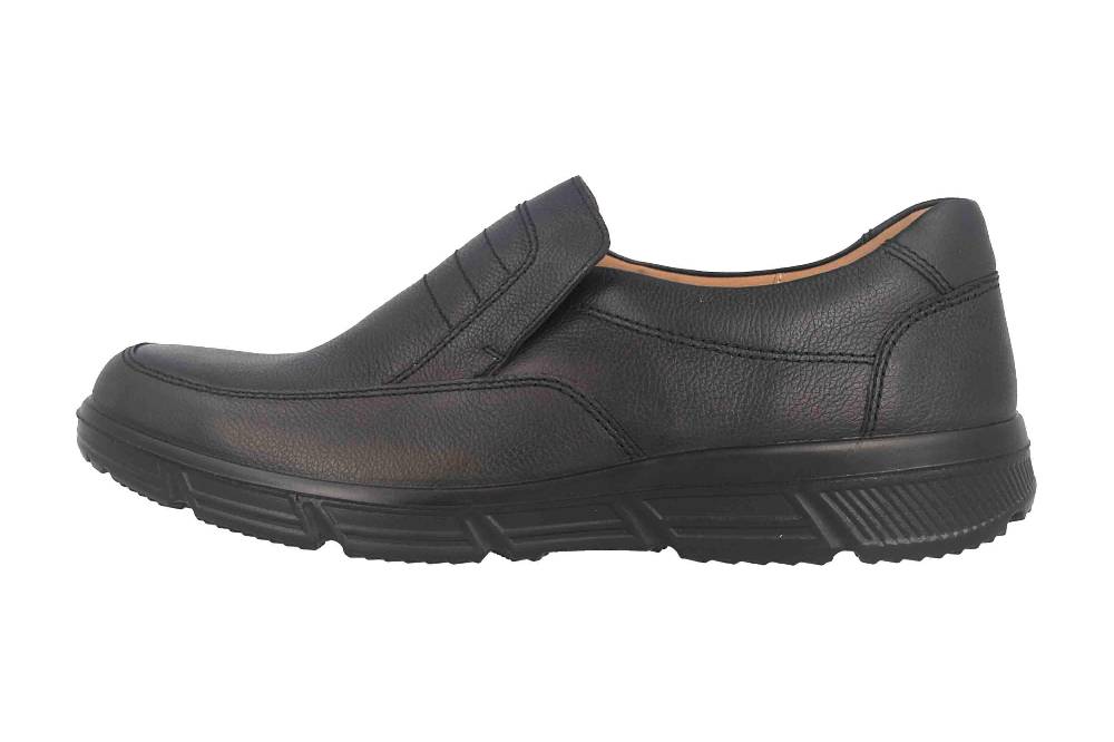 Jomos Slipper in Übergrößen Schwarz 461404 37 000 große Herrenschuhe