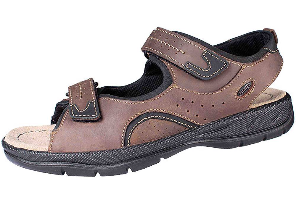 Jomos Toledo/Nubuk Sandalen in Braun 503606 454 3011 Herrenschuhe