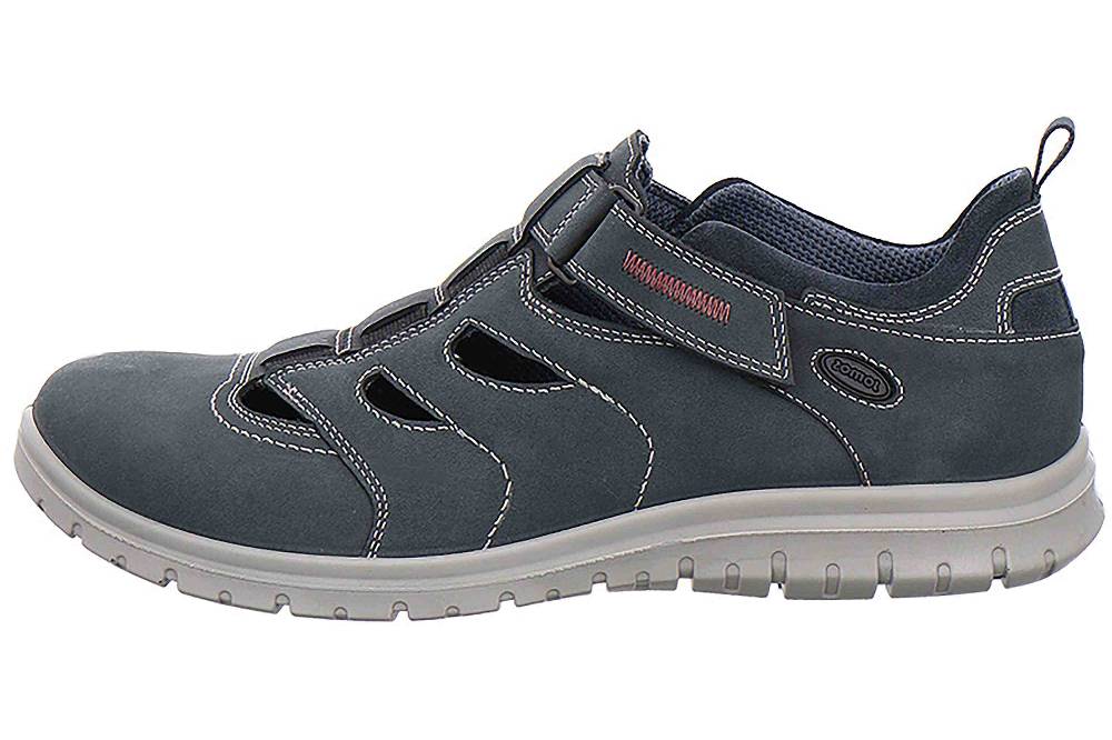 Jomos TOURING Slipper in Übergrößen Blau [D2C] 423305 147 845 große Herrenschuhe
